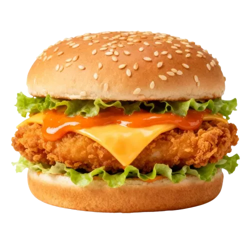 Cheesy Chicken Burger